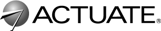 (ACTUATE CORPORATION LOGO)